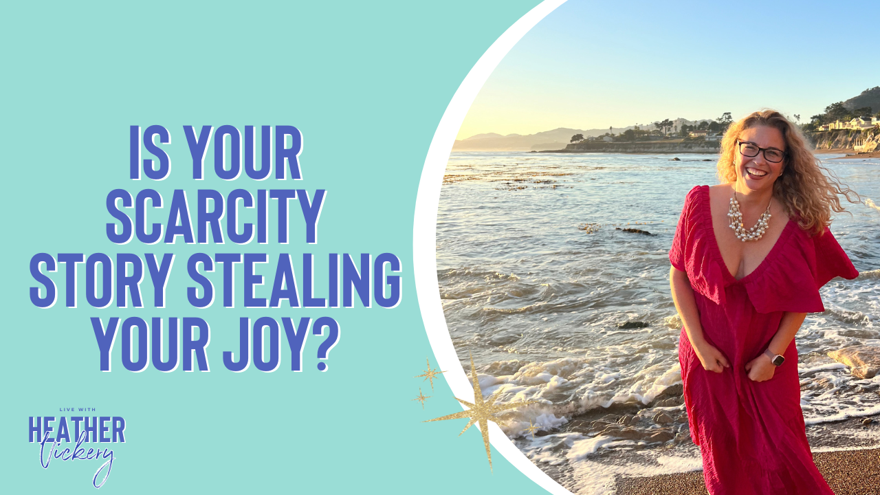 Is your scarcity story stealing your joy? Tune in as Heather talks about shifting to an abundance mindset, create balance, and embrace empowered living with transformative techniques.