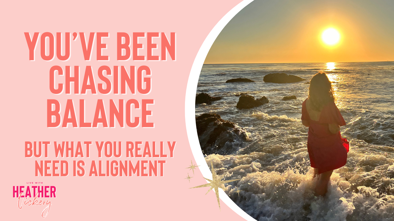 You’ve been chasing balance—alignment creates empowered leadership, abundance, emotional resilience, and joyful success.
