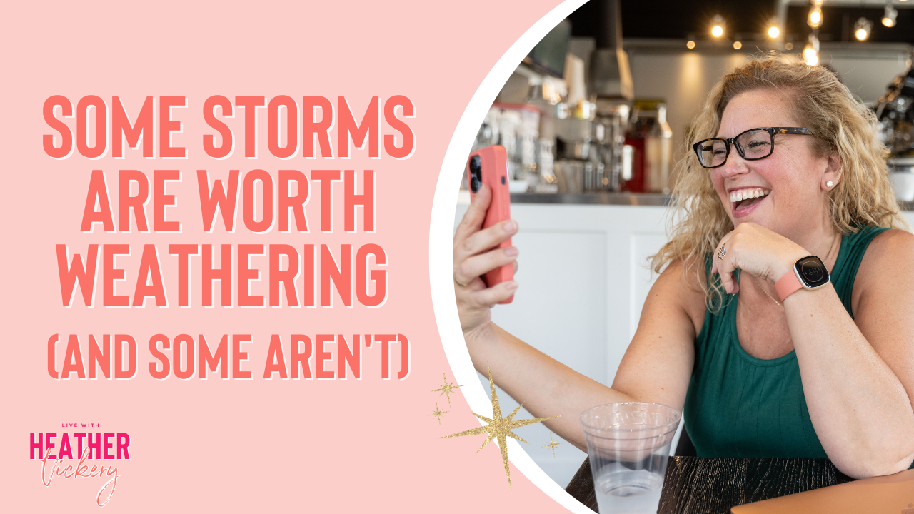 Some storms are worth weathering. Explore self-empowerment, conscious leadership, and the courage to know when to stay or let go.