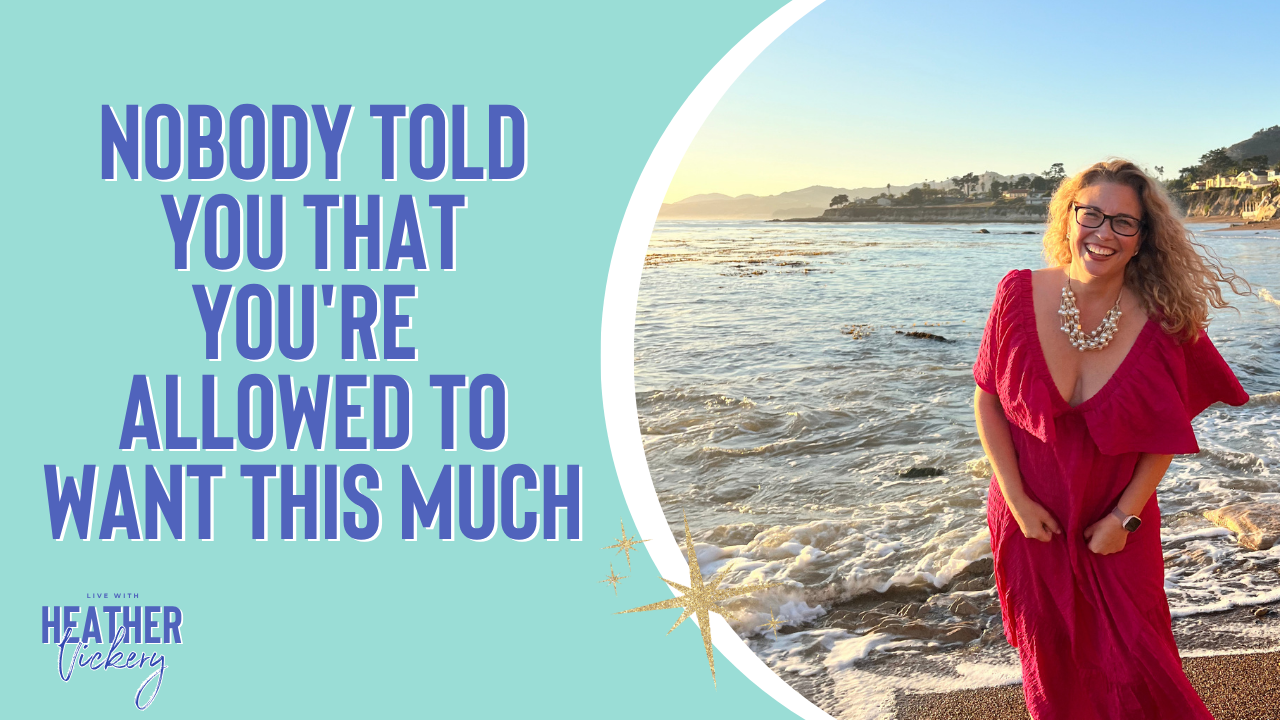 Nobody told you that wanting more is okay. Explore self-empowerment, mindset transformation, and creating abundance without playing small.